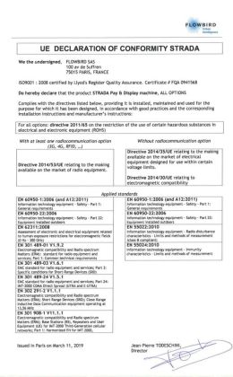 ue declaration strada en 10 1600 1000 80